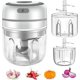thumbnail image 1 of Mini picadora eléctrica, picadora de carne inalámbrica, picadora de alimentos, picadora eléctrica con cuchillas afiladas, mini licuadora de alimentos para bebés, carne, garlic-250ml Feliz Sencillez, 1 of 3