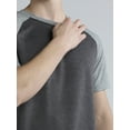 thumbnail image 3 of George Men's and Big Men's Raglan Tee, Sizes S-3XL, 3 of 5