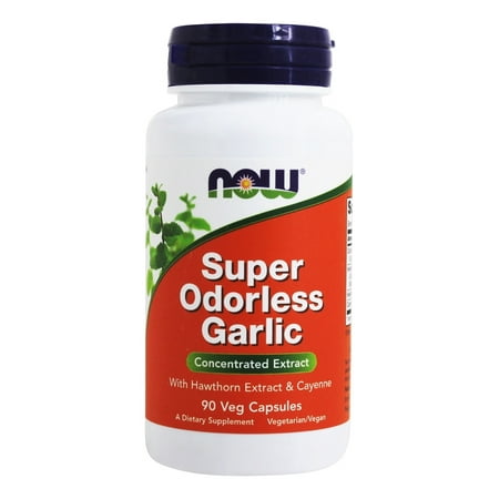 - NOW Foods - Super Odorless Garlic - 90 Capsules