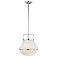 thumbnail image 3 of Nuvo Lighting Valdora 1 Light Pendant - 14 Inches - Polished Nickel - White Opal Glass - Polished Nickel, 3 of 17