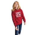 thumbnail image 2 of Yeet Meme Hoodie Yeet Or Be Yeeted Funny Dank Meme Shirts Pullover Hoodie Red Child Boys Hoodie, 2 of 6