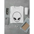 thumbnail image 3 of Humans Arent Real Alien Men T-Shirt, Male Large, 3 of 4