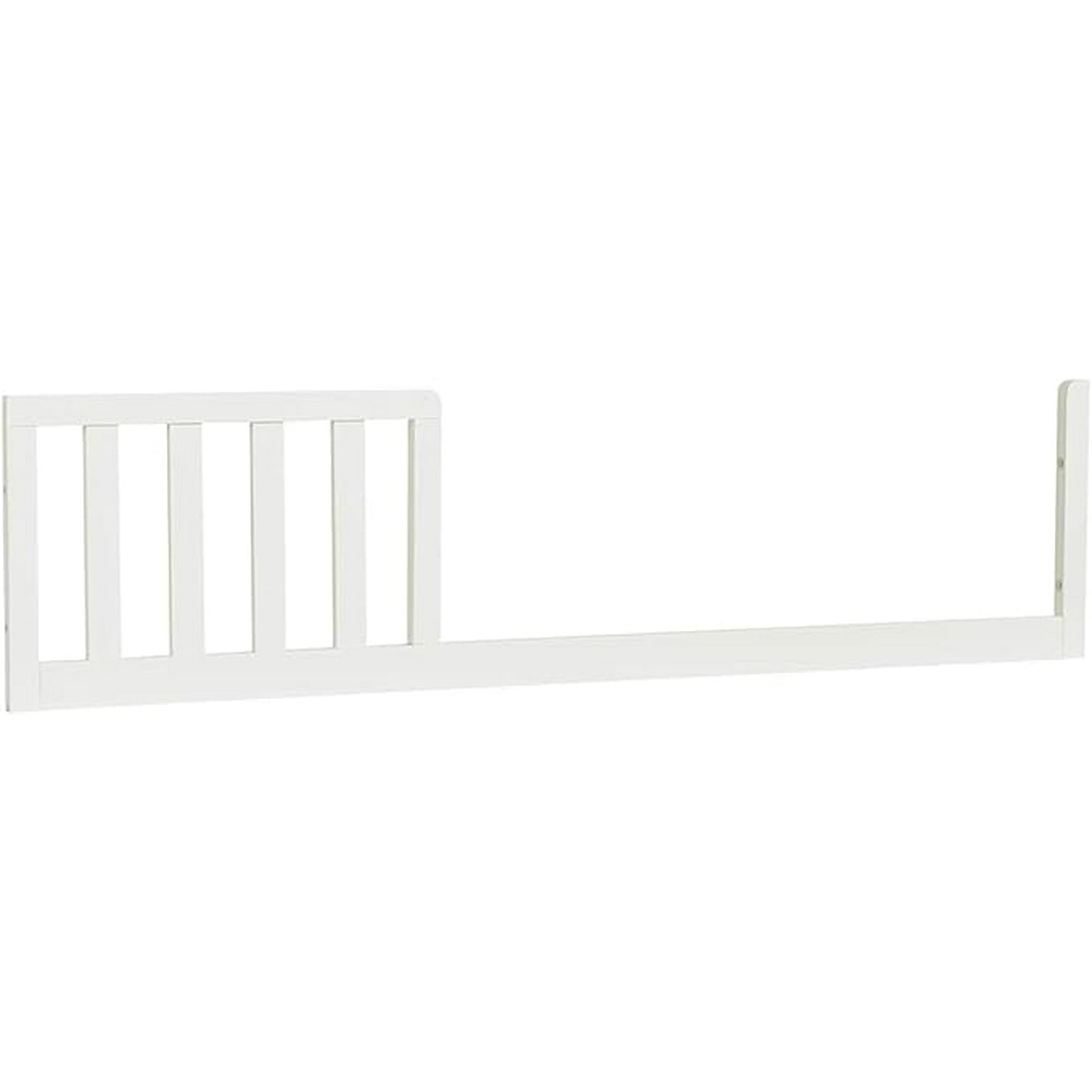 Toddler Bed Safety Guard Rail for Ti Amo by Bivona Crib (Wire Brushed Seashell, Option 1)