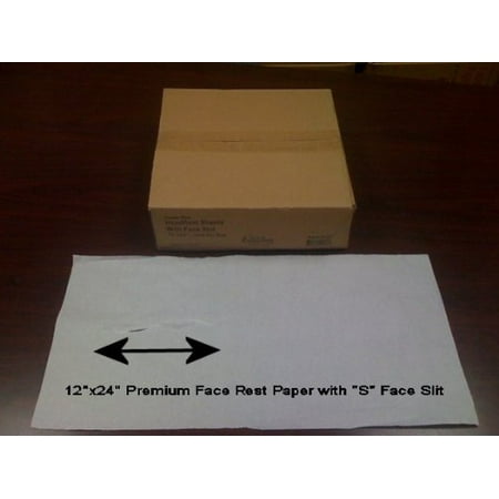 - Chiropractic Headrest Papers with Face Slot Premium 12 x 24 Inches 1000 Sheets