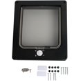 thumbnail image 3 of Cat Door, Screw Installation ABS Interior Cat Door Resistance to Bite Automatic Window Closure Function for Cats for Solid Interior Door L, 3 of 8