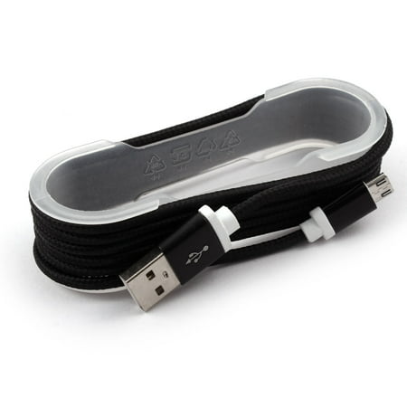 Nylon Braided USB 2.0 A Male to Micro B Charger Cable Black for Android (Best Bargain Android Phone)