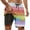 Orange-2, variant on ibiyuan Men Swim Trunks 5 Inch with Compression Liner Quick-Dry Bathing Suit 2 In 1 Beach Board Shorts Zipper Pockets Lightweight Printed Beach Swimming Pool Swimwear,Dark Gray-3