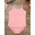 thumbnail image 4 of MSemis Criss Cross Back Sleeveless Ballet Dance Leotards (Girls), 4 of 5