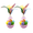 Pink-2pc, variant on Cmunyle 2 PC Self Righting Wobble Cat Toy Interactive Entertainer With Colorful Feather Wand Plush Balls Battery Free Exercise Toy For Indoor Household Cats