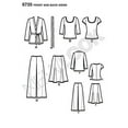 New Look Sewing Pattern 6735 Misses Separates, Size A (1012141618