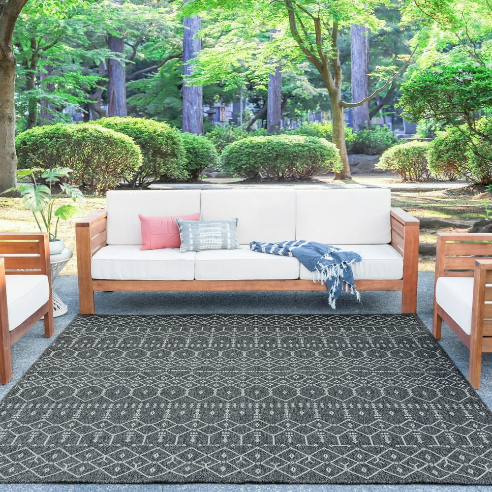 Bliss Rugs Elysia Modern Indoor/Outdoor Square Area Rug - Walmart.com