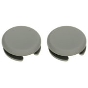 Games&Tech 2 Pcs Analog Stick Cap Joystick Cover Replacement for Nintendo 3DS, 3DS XL, 3DS LL (Light Grey)