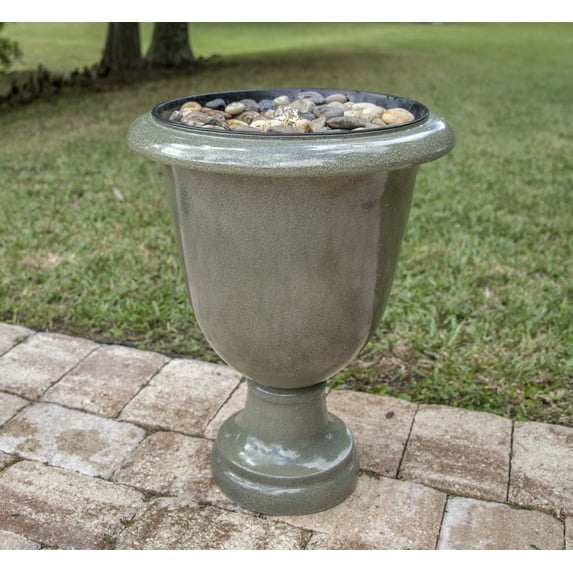 Kenroy Home Foxglove Outdoor Floor Fountain with Lights