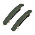 thumbnail image 2 of 2 PCS Small Rectangle Hair Barrettes For Women Non Slips Snap Clips For Thin Fine Hair, 2 of 9