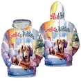 thumbnail image 3 of Watercolor Hello Winter Dachshund Chill Christmas Welcome All Over Print 3D Hoodie Unisex Merch Hoodies Wiener Dog Lover Gifts Idea - 00016, 3 of 6