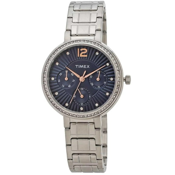 Timex Dress Watch Silver Stainless Steel Bracelet