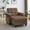 Coffee, variant on Coffee Chaise Lounge Sofa, Sleeper Chair Bed with 6-Position Adjustable Backrest, USB Ports and Cup Holder, Swivel Side Table for Living Room Home Theater