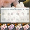 thumbnail image 3 of Fesfesfes Kids Bunny Ear Slippers Warm Fuzzy Indoor Outdoor House Shoes Girls Boys Cozy Plush Non Slip Winter Fall Slippers with Childrens Bedroom Comfortable Soft Lined Slippers(Pink#3,9-9.5 Years), 3 of 8
