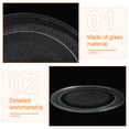 thumbnail image 4 of BESTOYARD Microwave Turntable Tray White Glass Oven Cooking Plate Easy Install and Remove, 4 of 6