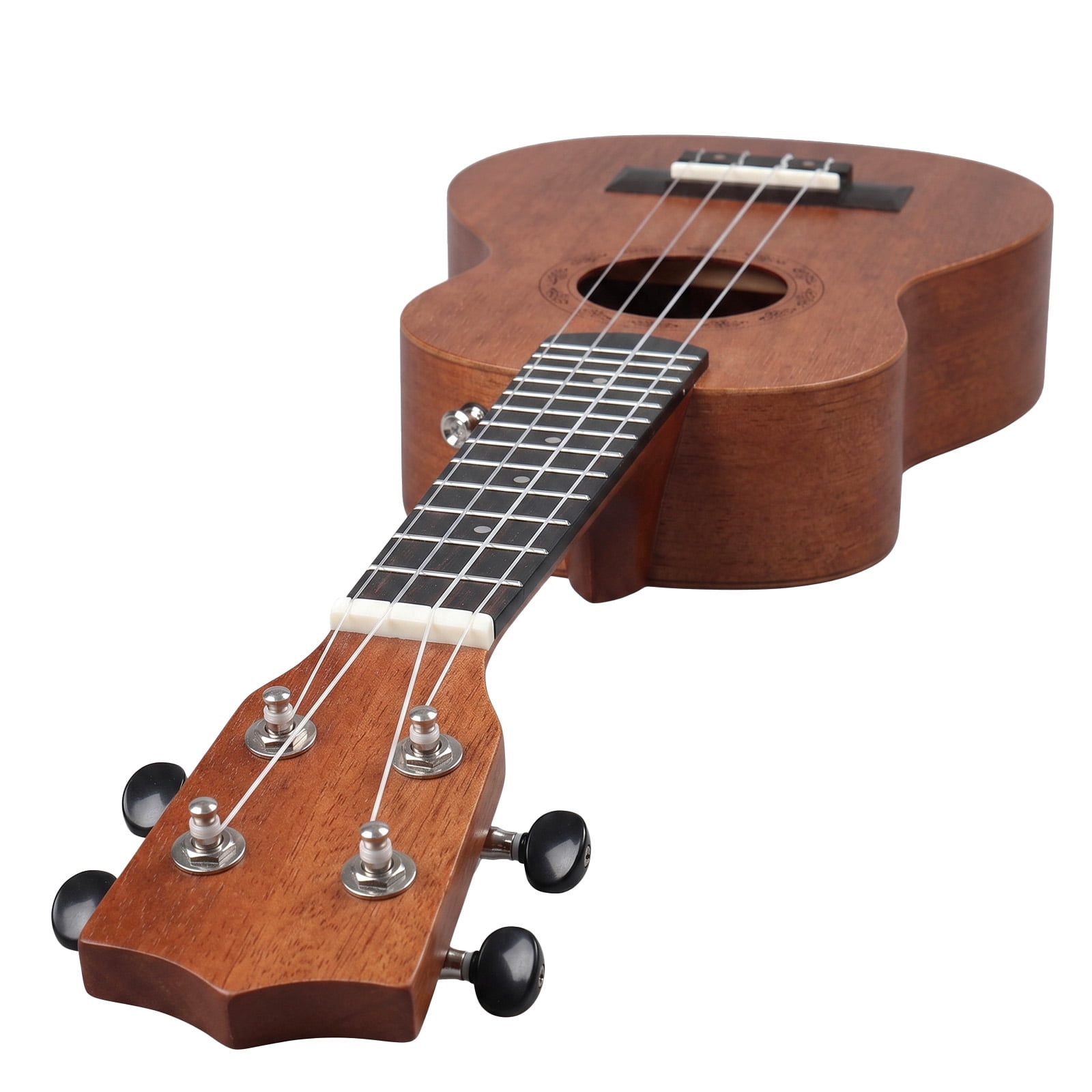 21 Inch Ukulele Beginner Kit with Bag Capo Strap Picks Tuner