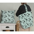 thumbnail image 5 of Soimoi Green Rayon Fabric Bear & Text Printed Fabric 1 Yard 56 Inch Wide, 5 of 5