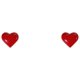 thumbnail image 1 of Pendientes de Corazón para Mujer Negro Rojo Verde Pendientes de Corazón Minimalista para Cumpleaños Navidad Regalo de Joyería, 1 of 4