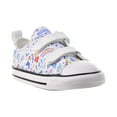 thumbnail image 2 of Converse Chuck Taylor All Star 2V Strap Ox Toddlers' Shoes White-Black 770655f, 2 of 6