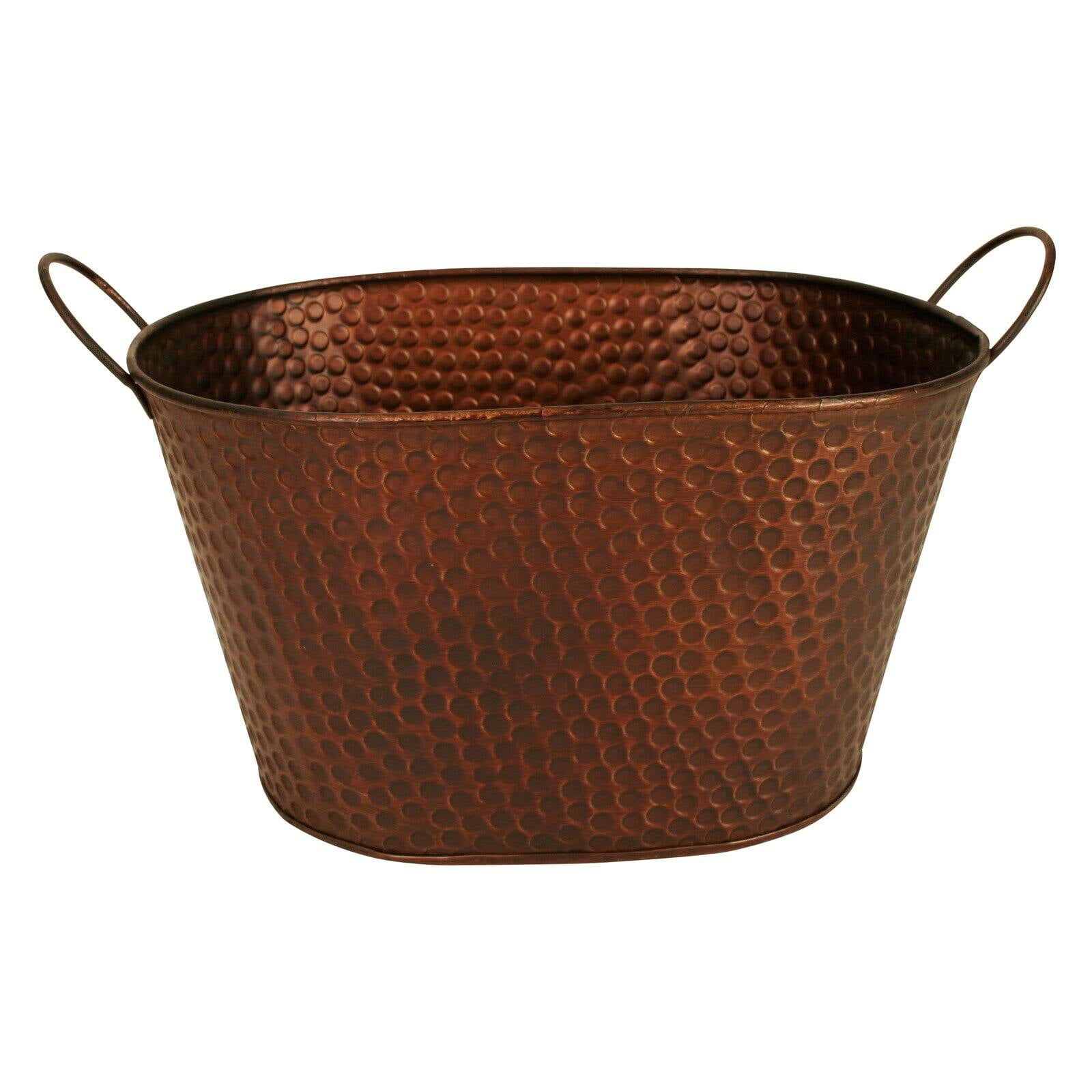 Wald Imports Bronze Metal 22 Decorative Tub//Container