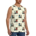 thumbnail image 2 of Daiia Retro Steampunk Vehicle Printed Men's Tank Tops,Casual Soft Sleeveless Gym Muscle Shirts Bodybuilding Tee-Medium, 2 of 8