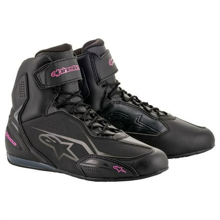 Alpinestars Stella Faster 3 Womens Motorcycle Shoes Black/Pink 5.5 USA