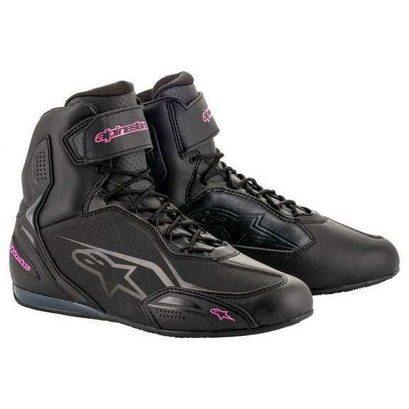 Alpinestars Stella Faster 3 Womens Motorcycle Shoes Black/Pink 5.5 USA