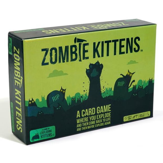 Tarjeta de juego de mesa para fiestas Gatitos explosivos explosivos