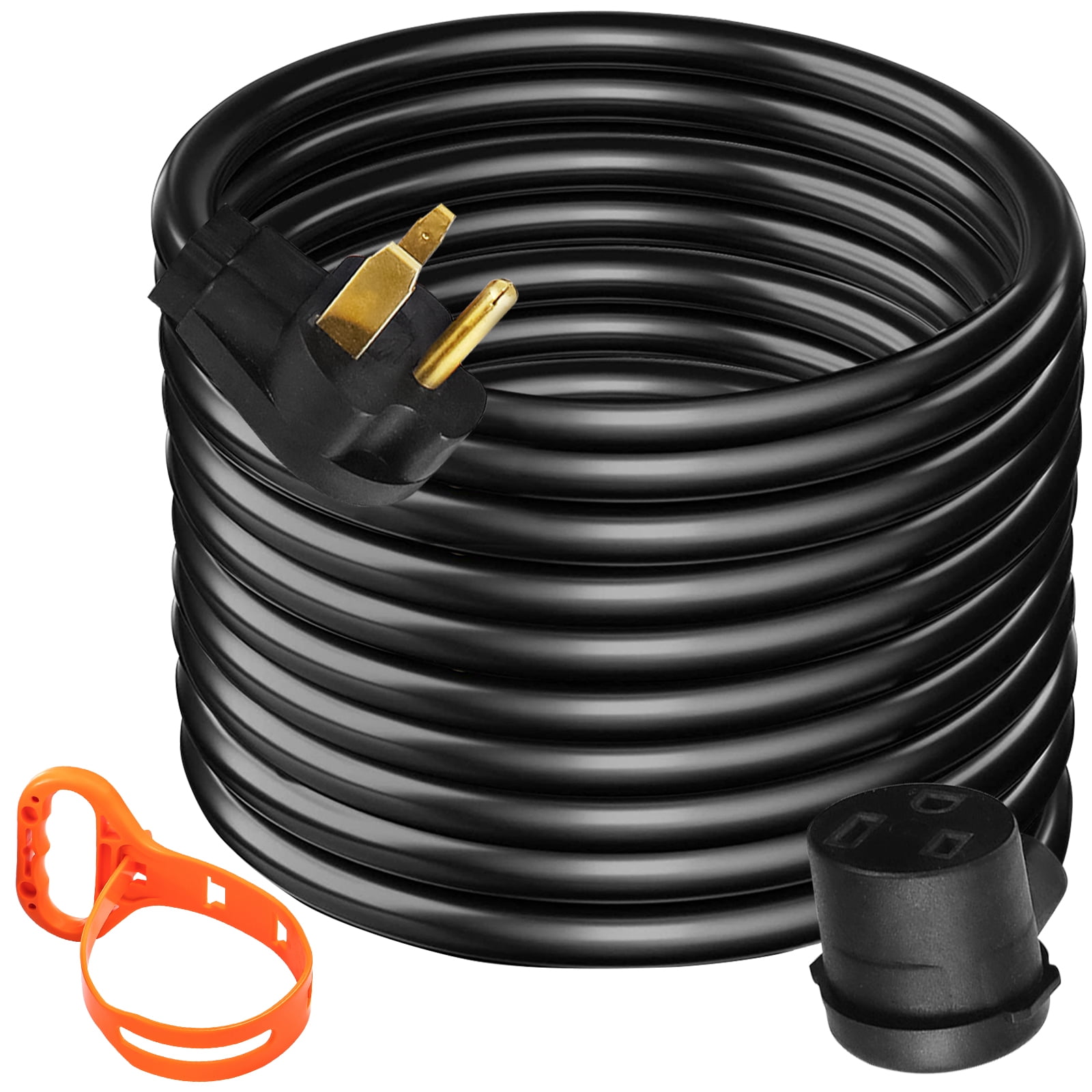 KFFKFF Welding Extension Cable 30Amp 25ft 250V, Power Cable for Welding with NEMA 6-50 Connector 10 Gauge 3 Pin for MIG, Lincoln, Plasma, Miller, TIG