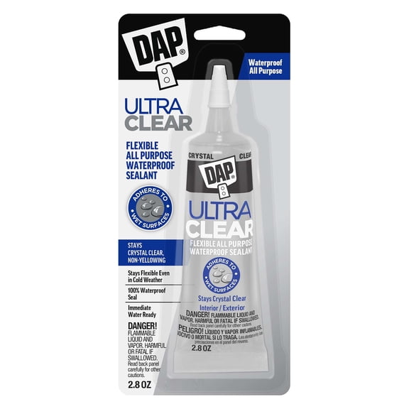 DAP Ultra Clear 2.8 oz Crystal Clear All Purpose Sealant