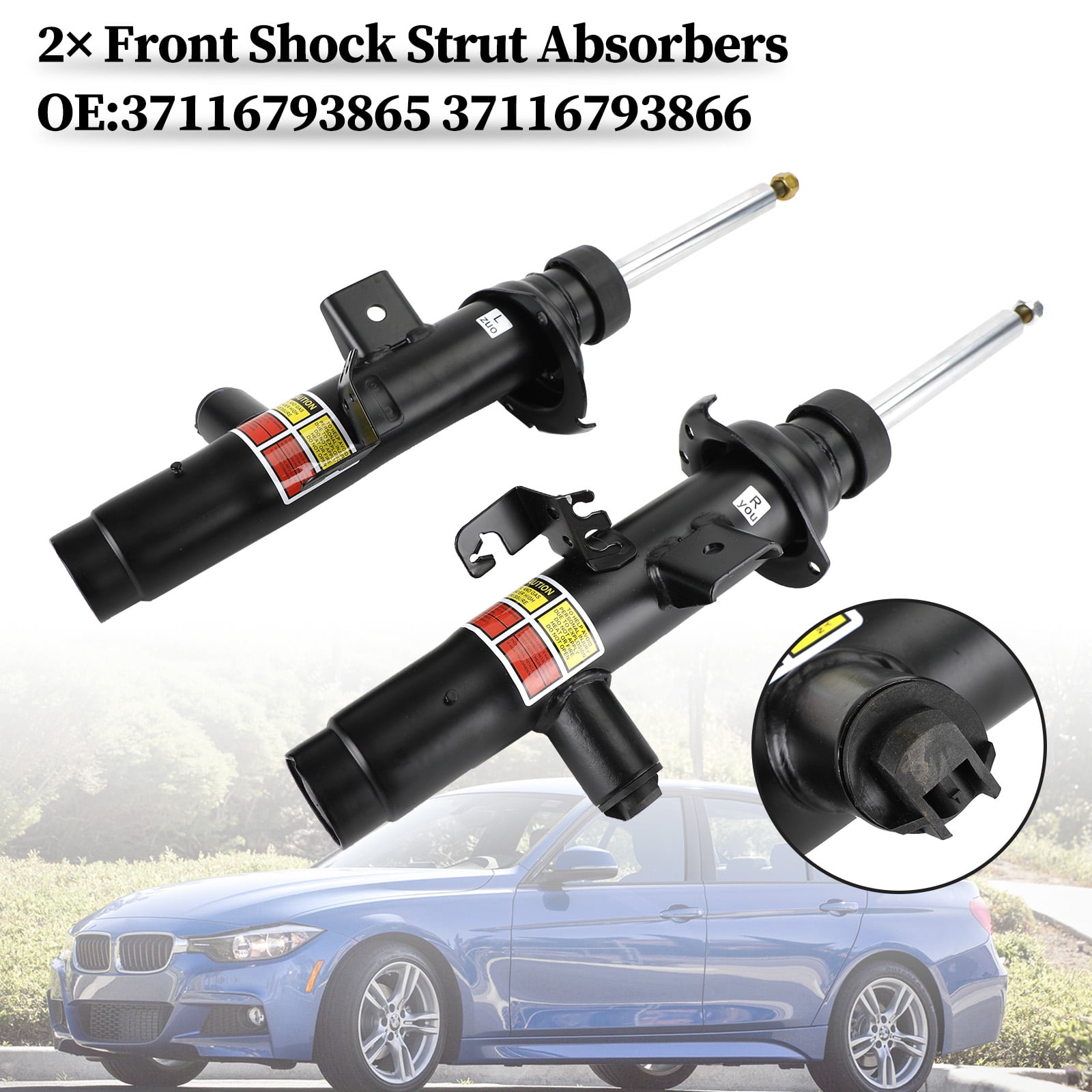 2pcs Front Shock Strut Absorbers for BMW 3 F30 320i 328i 