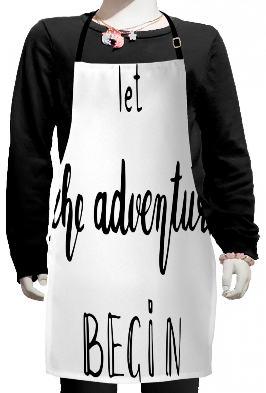 Written Aprons Adventure Kids Apron, Hand Written Style Different Typography ...