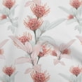 thumbnail image 1 of oneOone Velvet White Fabric Florals Dress Material Fabric Print Fabric By The Yard 58 Inch Wide, 1 of 7