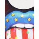 thumbnail image 3 of Camiseta con Estampado de Bandera de Estados Unidos en Talla Extra Rosegal  Camisetas tallas grandes, 3 of 5