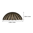 thumbnail image 2 of OUNONA 3-Pack Metal Dresser Pull Handles, Easy to Install Cabinet Door Knobs for Home Furniture and Kitchen Drawers, 2 of 8