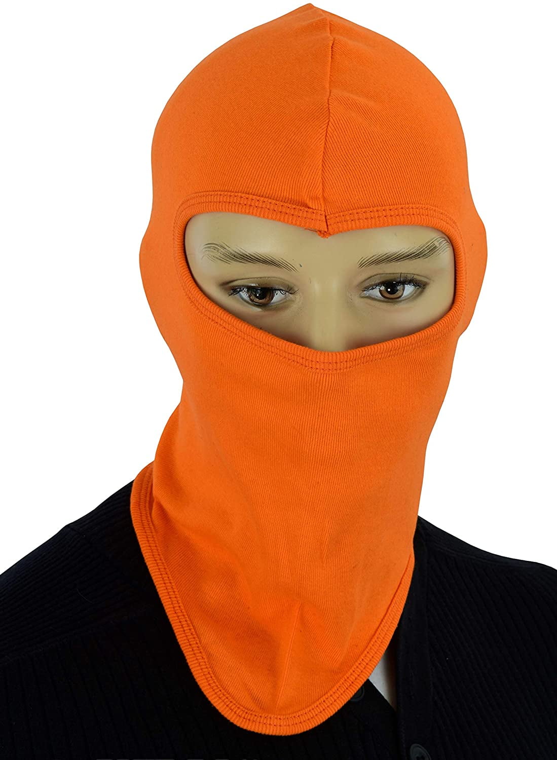 Racing Full Face Rib Cotton Balaclava 