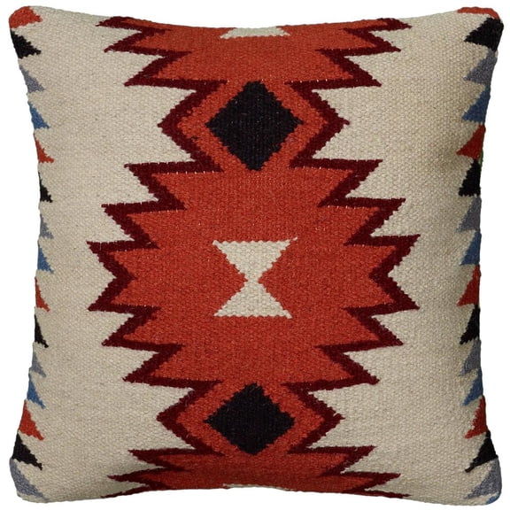 Southwest Pillow 18" x 18" in Orange Color