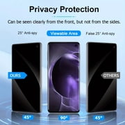 UYWGF-[2 Pack] Galaxy S10 Privacy Screen Protector, 3D Curved Tempered Glass Anti-Spy 9H Hardness Film for Samsung Galaxy S10 6.1\u201d, [Don‘t Support Fingerprint Unlock] Scratch Resistant Bubble Fr