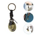 thumbnail image 1 of unbranded 2Ud Llavero De Sombrero Vaquero Hecho A Mano En Cuero Dorado Para Decorar Llaves Y Bolsos, 1 of 8