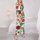 thumbnail image 3 of Fotbe Vegetables Conjunto de Pijama de Manga Larga para Mujer con Estampado, Ropa de Dormir de 2 Piezas, Conjunto de Casa Suave y Cómodo con Bolsillos-Medium, 3 of 7