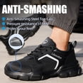 thumbnail image 2 of LAoutun Steel Toe Shoes for Men Women Lightweight Work Shoes Mens Indestructible Safety Sneakers, 2 of 6