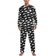 thumbnail image 1 of Pijama de tiburón con acuarela y estampado de arte pop para hombre, conjunto de pijama de manga larga, 2 piezas, estampado de primavera, regalo de cumpleaños, 1 of 5