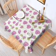 thumbnail image 2 of Pioneer Flower Floral Print Pattern Square Tablecloth, Waterproof Wipeable Spillproof Washable Table Cover for Home Kitchen Party and Daily Decor 42"x42", 2 of 6