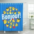 thumbnail image 1 of Cortina de Ducha ABPHQTO Bubble Bok Bonjour 150x180 cm, 1 of 1