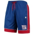 thumbnail image 2 of Men's Starter Royal/Red New York Giants Fan Favorite Fashion Shorts, 2 of 3