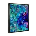 thumbnail image 4 of Stupell Industries Blue Modern Sea Life Abstract Painting Black Floater Framed Canvas Art Print Wall Art, 25 x 31, 4 of 10